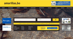 Desktop Screenshot of amarillas.bo