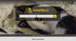 Desktop Screenshot of amarillas.cl