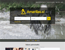 Tablet Screenshot of amarillas.cl